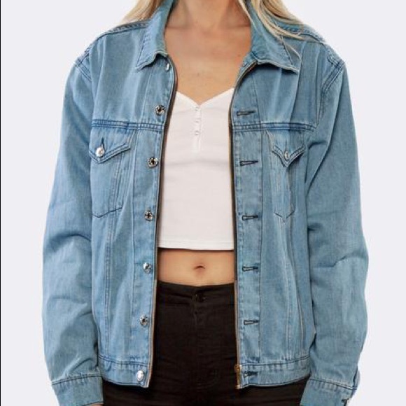 DTLA Oversized Jean Jacket - Picture 2 of 7